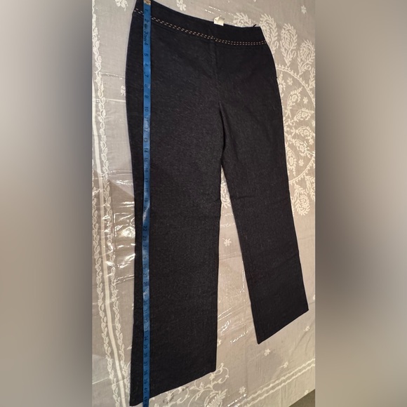 NWOT PARIS DENIM(WOOL-COTTON) PANTS MADE IN FRANCE. - Picture 6 of 13